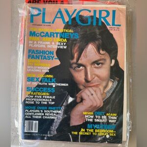 Playgirl Magazine February 1985 Paul McCartney Cover